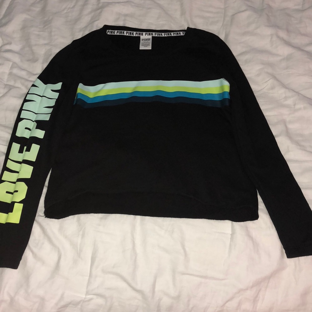 PINK long sleeved shirt.